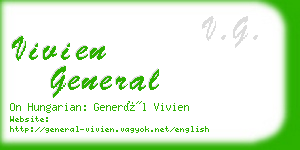 vivien general business card
